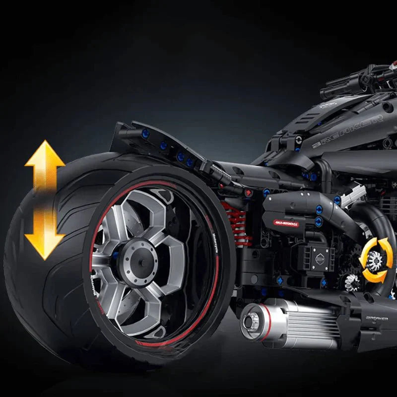 Custom V-Twin Muscle Cruiser - Building Set | Power Brickz