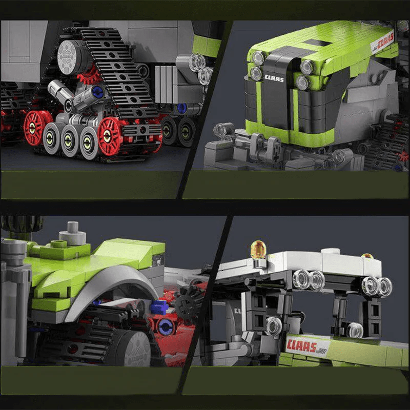 Heavy - Duty Articulated Farm Tractor | 1335pcs - Power Brickz