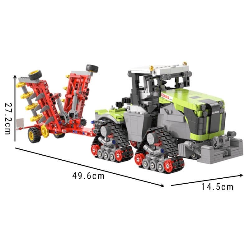 Heavy - Duty Articulated Farm Tractor | 1335pcs - Power Brickz