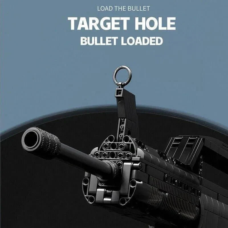 Heavy Duty Assault Rifle - Building Set | Power Brickz