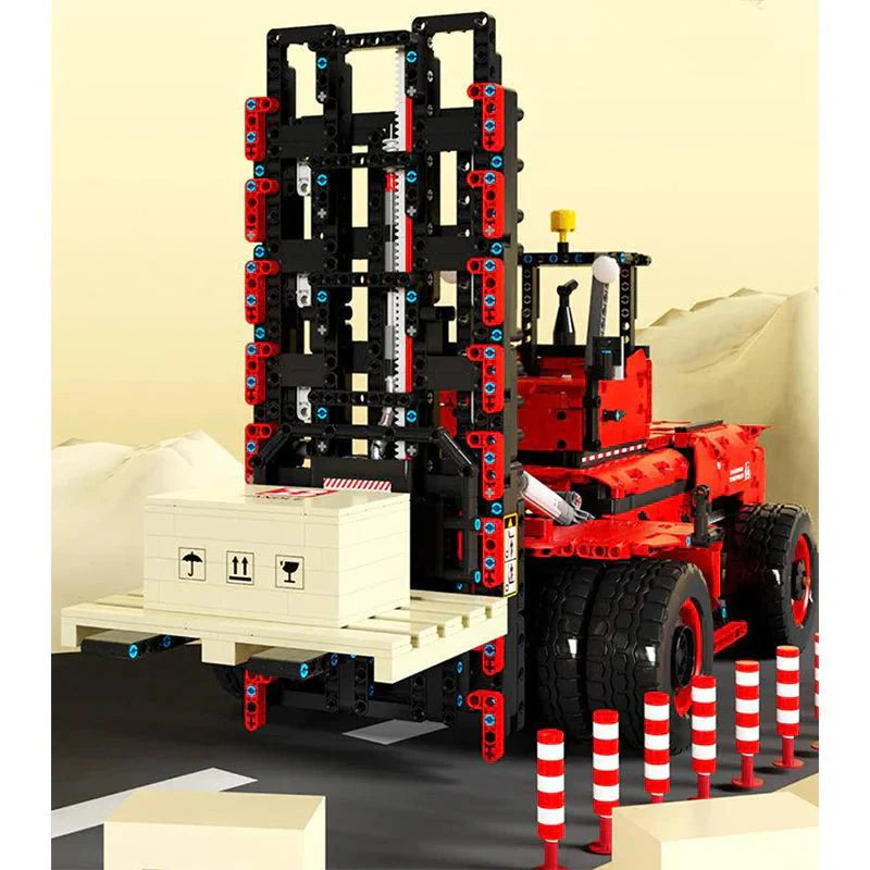RC Heavy-Duty Forklift - Building Set | Power Brickz