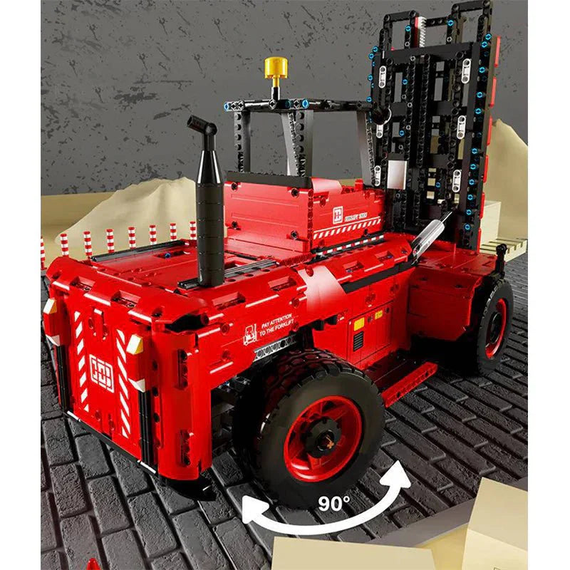 RC Heavy-Duty Forklift - Building Set | Power Brickz