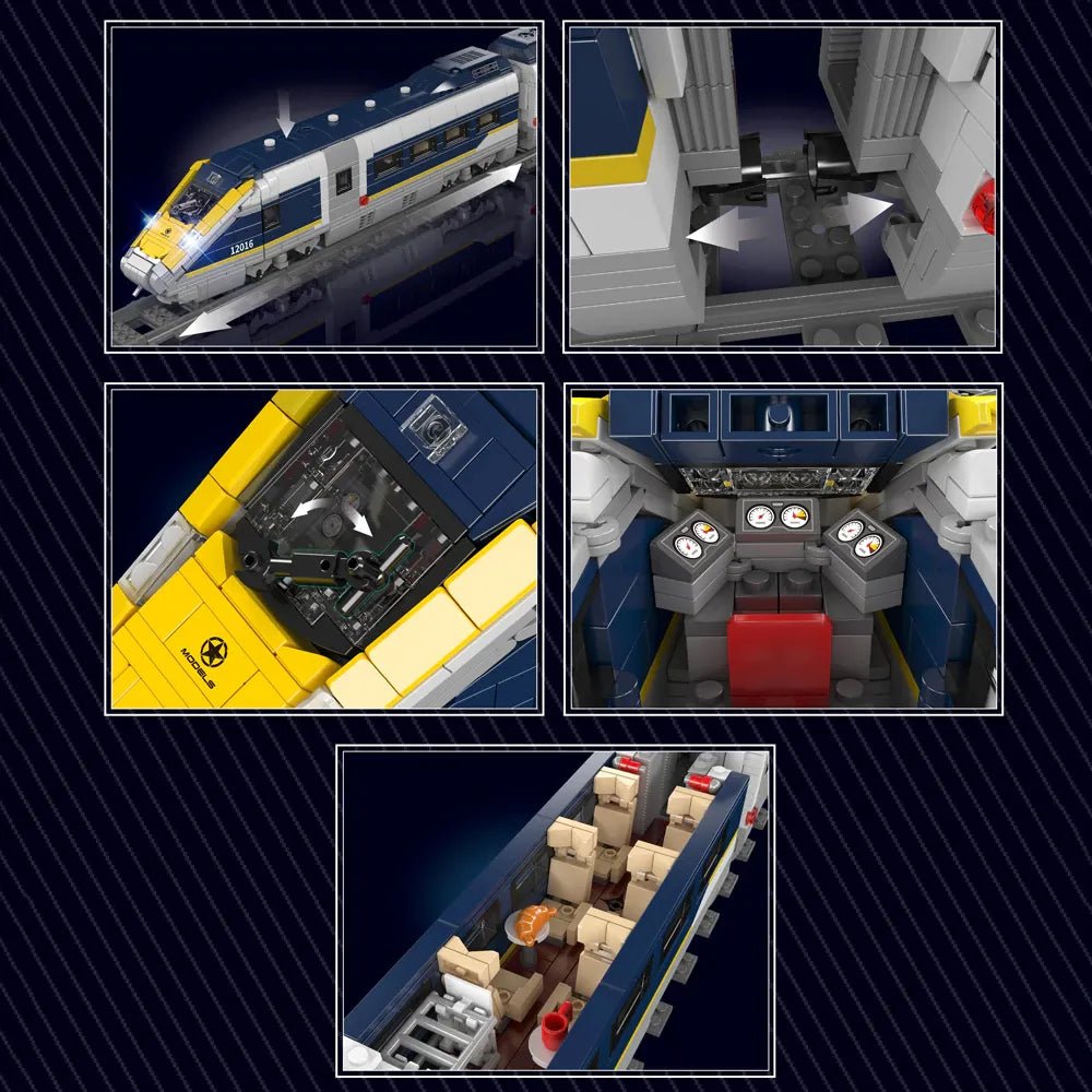 High - Speed Euro Express Train | 2085pcs - Power Brickz