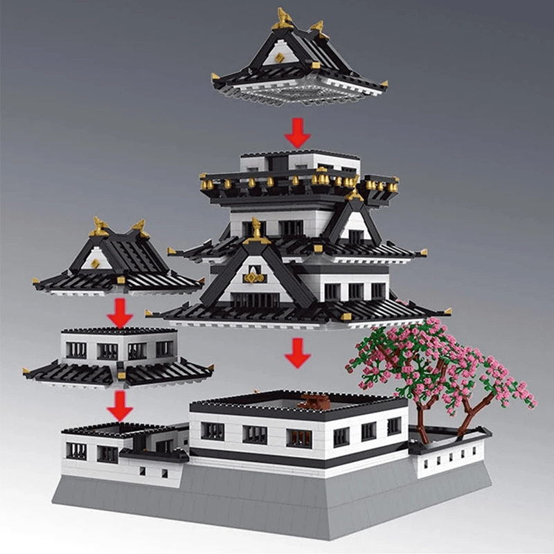 Himeji Castle - Building Set | Power Brickz