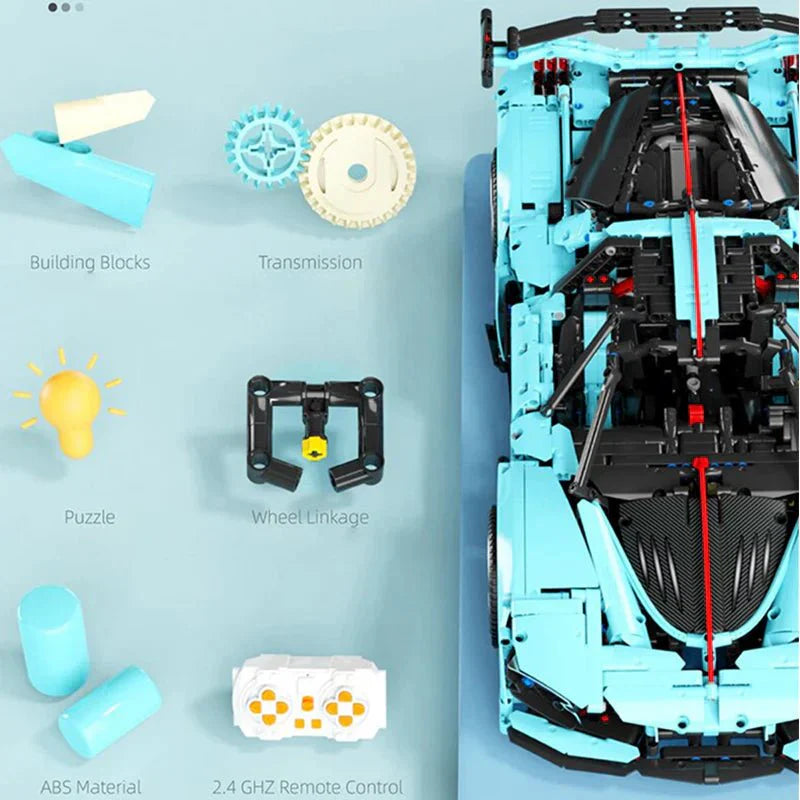 Hybrid HongQi S9 Concept - Building Blocks Set | Power Brickz