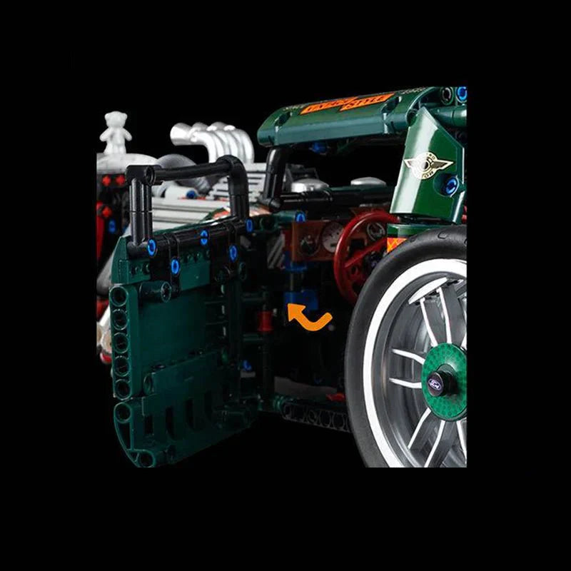 Classic Hot Rod Coupe - Building Set | Power Brickz