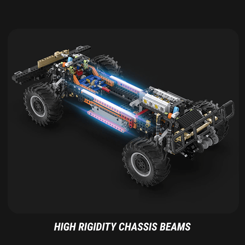 Military Off-Road Humvee Truck - Building Blocks Set | Power Brickz