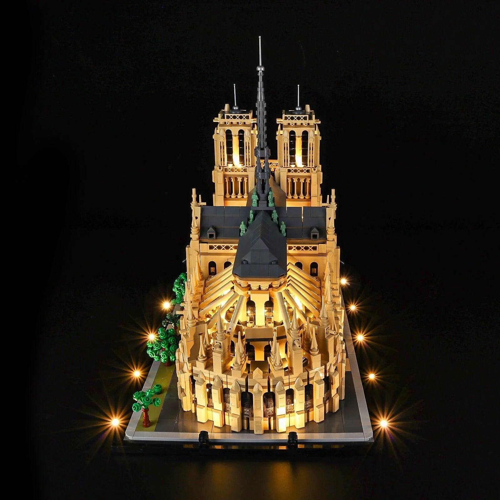 Notre-Dame De Paris 21061 LED Light Kit – Building Block Lighting | Power Brickz™