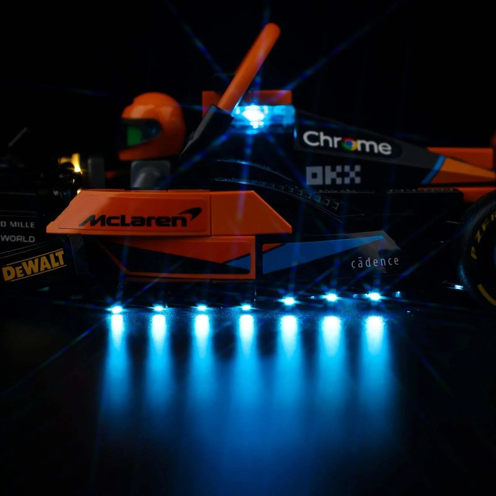 2023 Mclaren Formula 1 Race Car 76919 LED Light Kit – Building Block Lighting | Power Brickz™