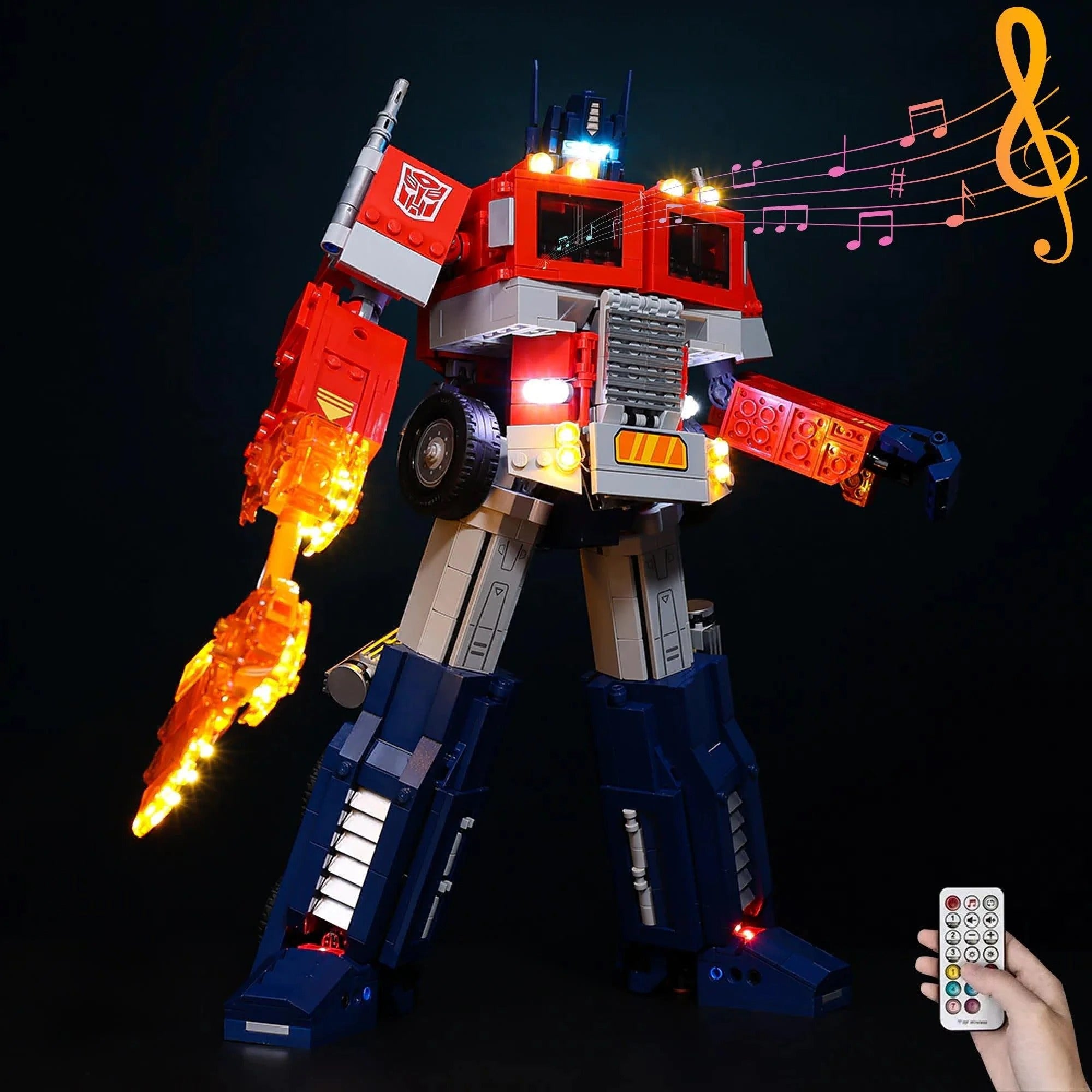 Optimus Prime 10302 LED Light Kit – Building Block Lighting | Power Brickz™