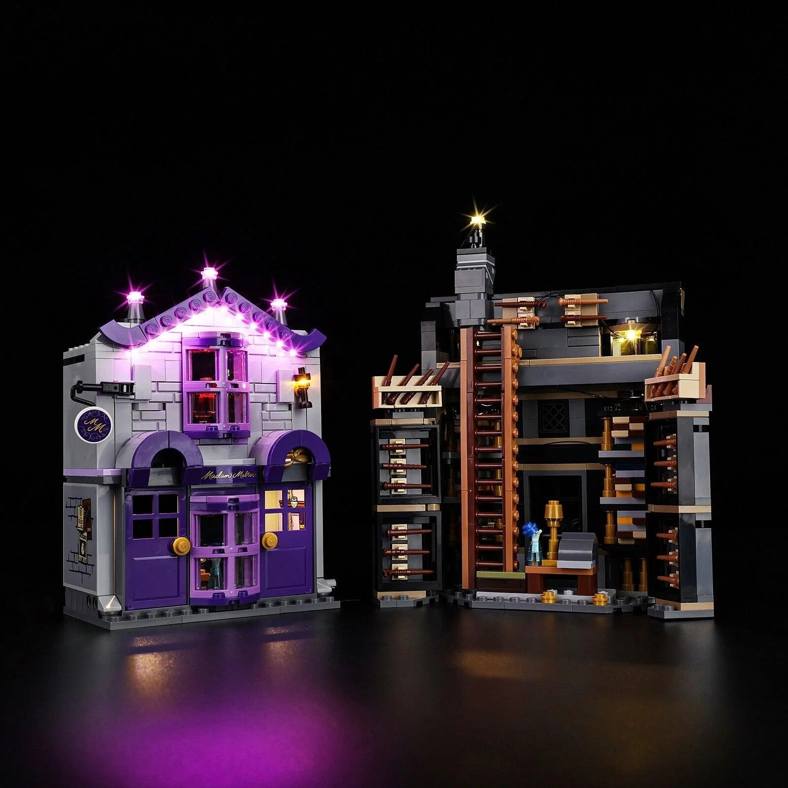 Ollivanders & Madam Malkin's Robes 76439 LED Light Kit – Building Block Lighting | Power Brickz™
