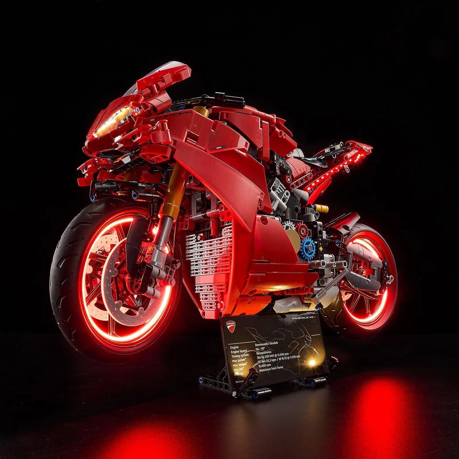 Ducati Panigale V4 S Motorcycle 42202 LED Light Kit – Building Block Lighting | Power Brickz™