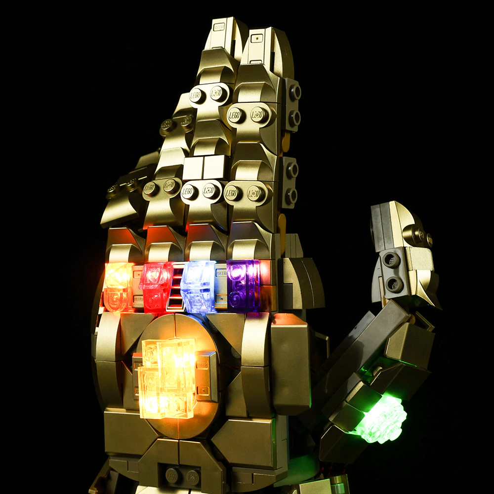 Infinity Gauntlet 76191 LED Light Kit – Building Block Lighting | Power Brickz™