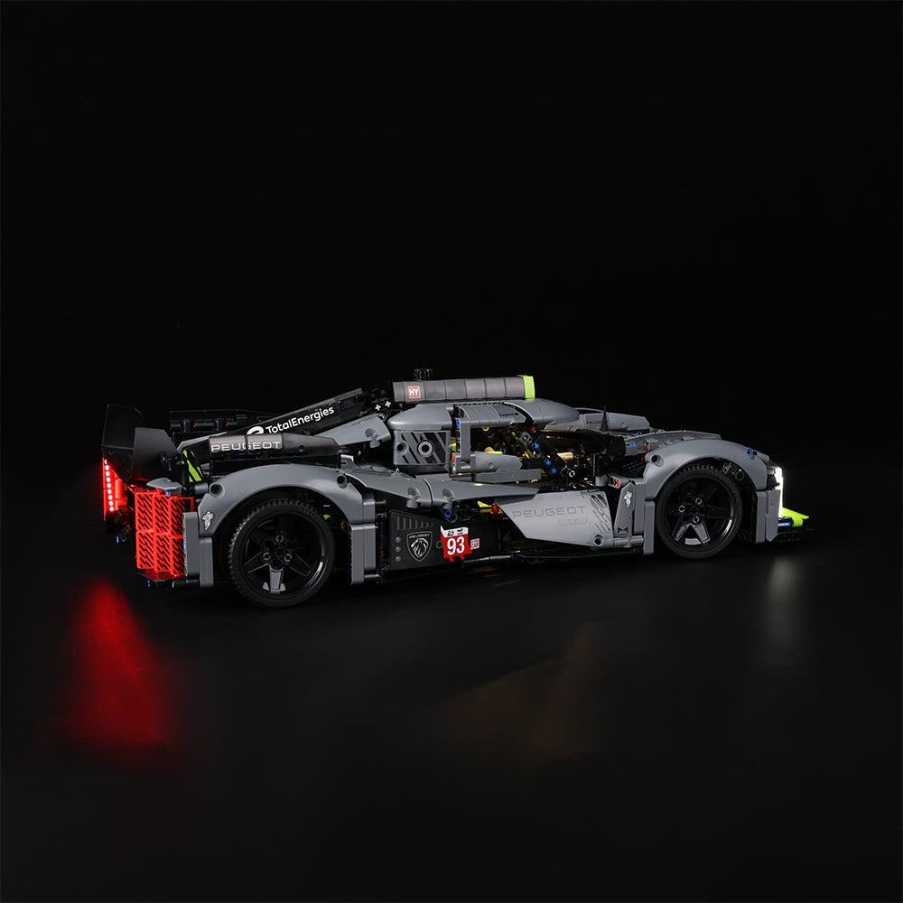 PeugeotT 9X8 24H Le Mans Hybrid Hypercar 42156 LED Light Kit – Building Block Lighting | Power Brickz™
