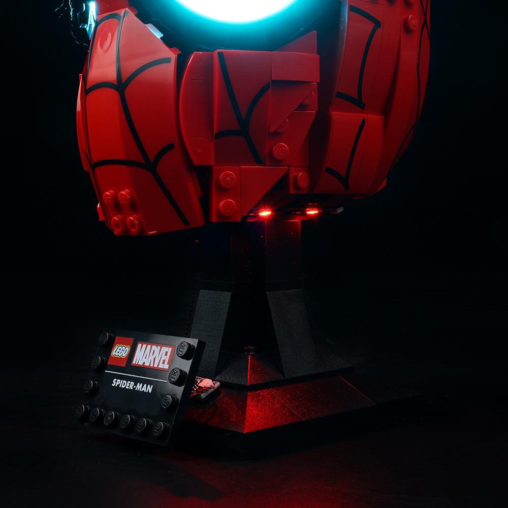 Spider-Man's Mask 76285 LED Light Kit – Building Block Lighting | Power Brickz™
