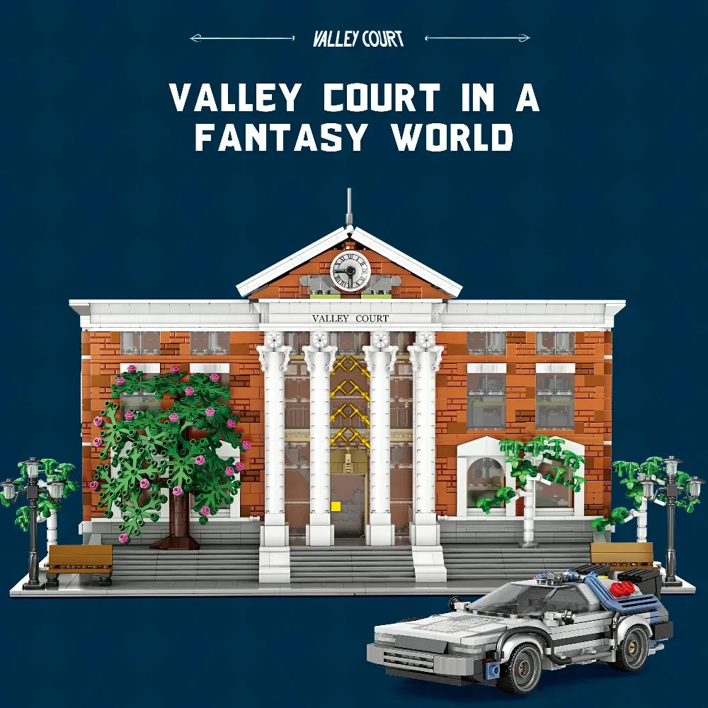 Back To The Future Courthouse Movie - Building Blocks – Power Brickz