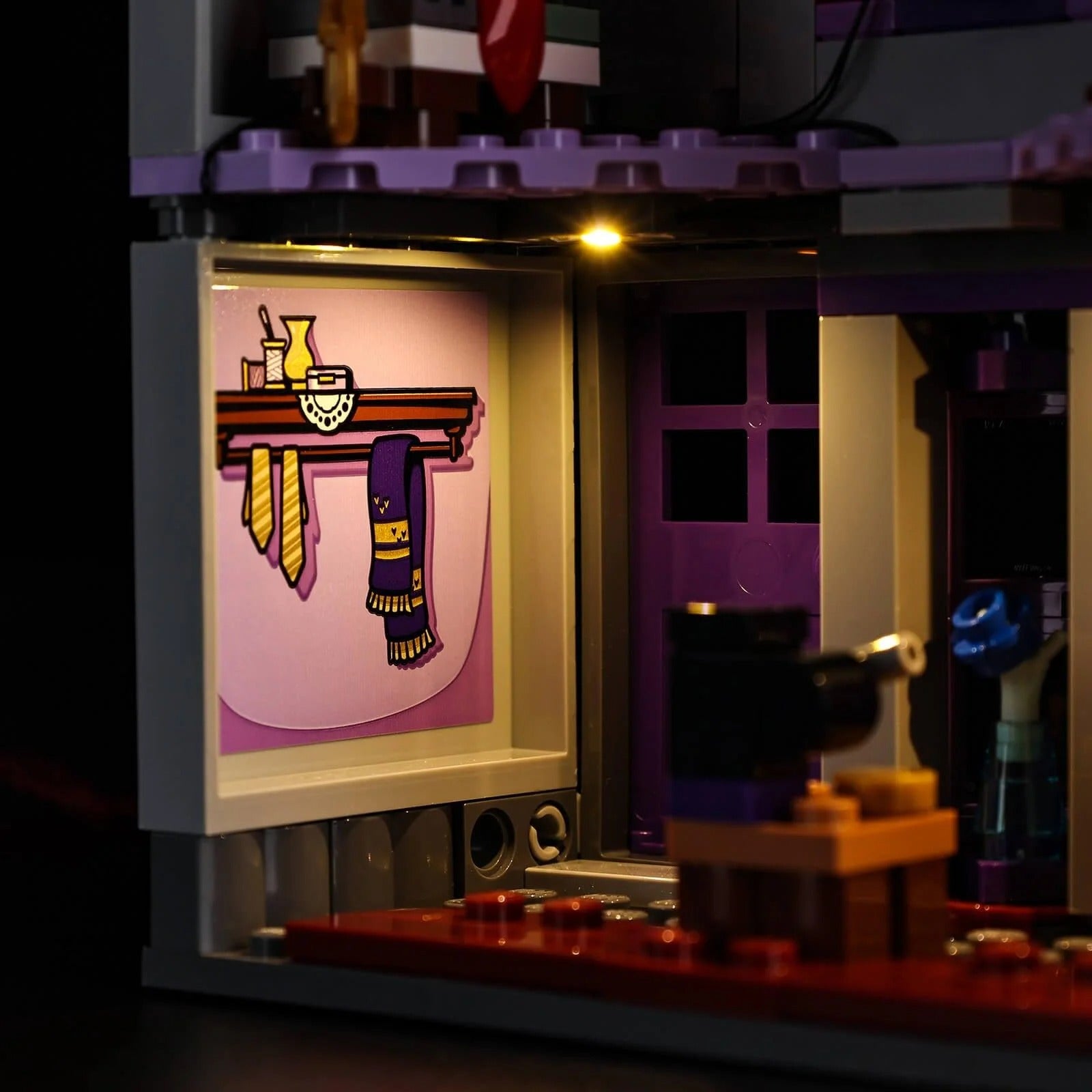 Ollivanders & Madam Malkin's Robes 76439 LED Light Kit – Building Block Lighting | Power Brickz™