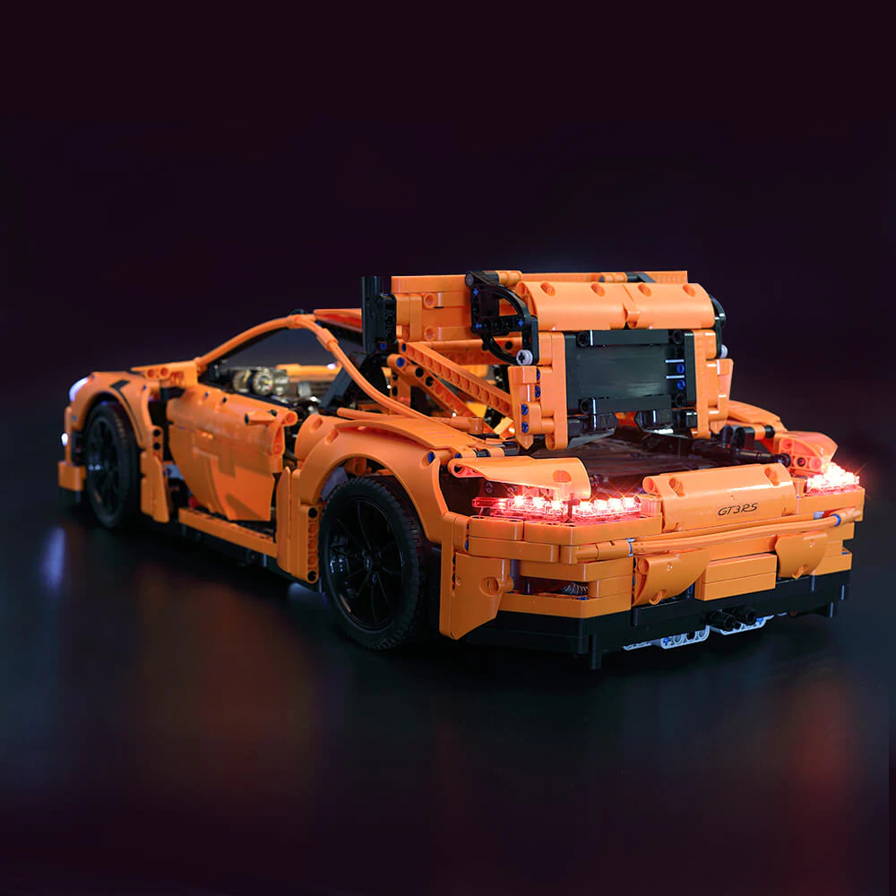 Porsche 911 GT3 RS 42056 LED Light Kit – Building Block Lighting | Power Brickz™