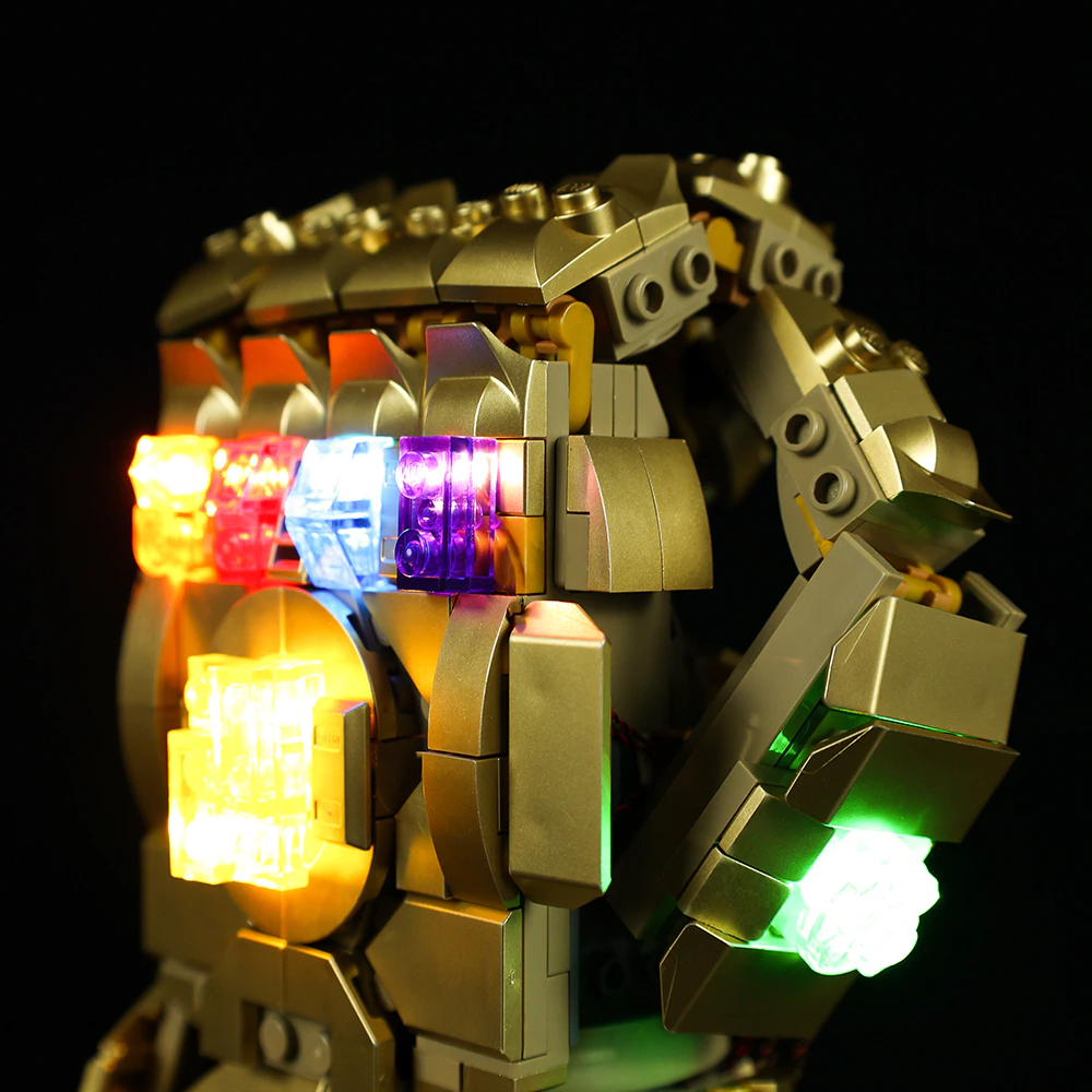 Infinity Gauntlet 76191 LED Light Kit – Building Block Lighting | Power Brickz™
