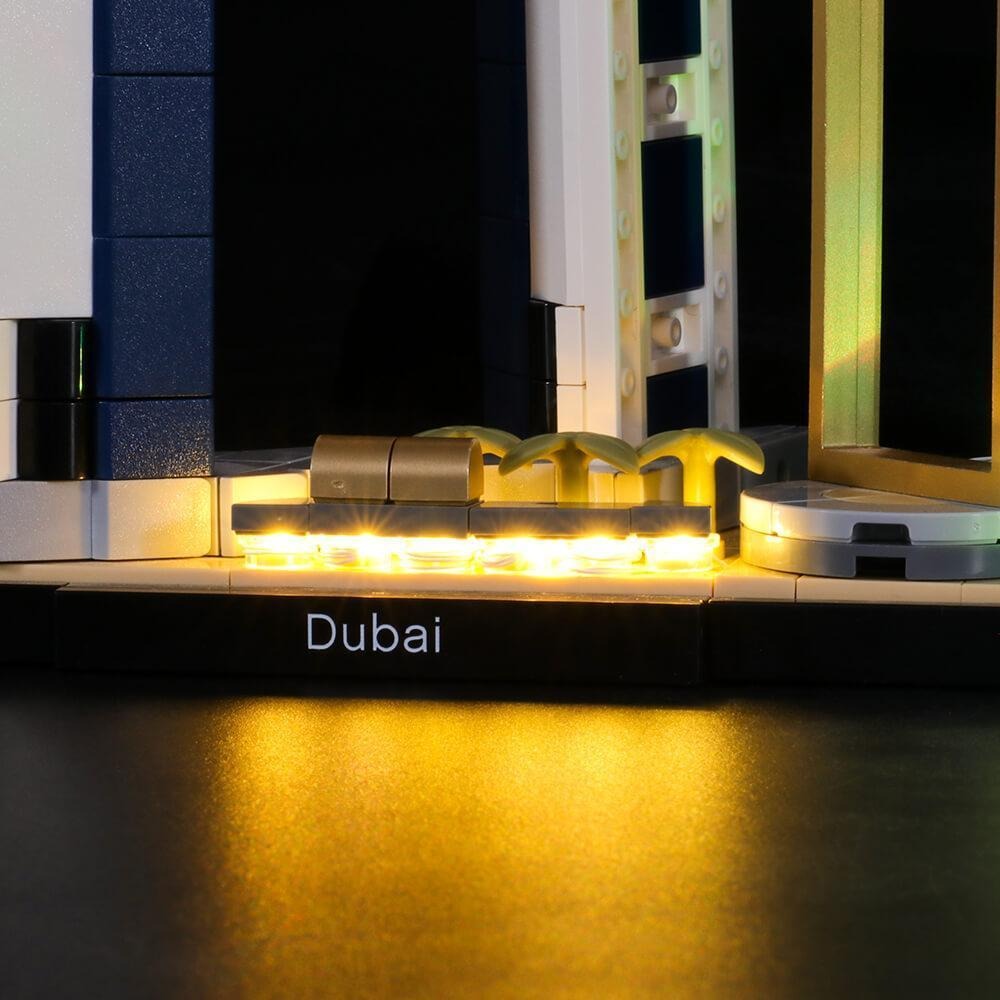 Dubai 21052 LED Light Kit – Building Block Lighting | Power Brickz™