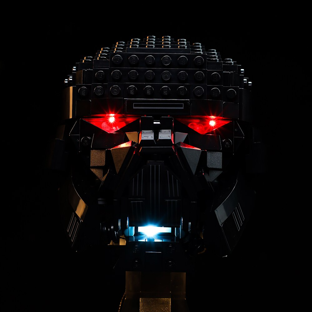 Dark Trooper Helmet 75343 LED Light Kit – Building Block Lighting | Power Brickz™
