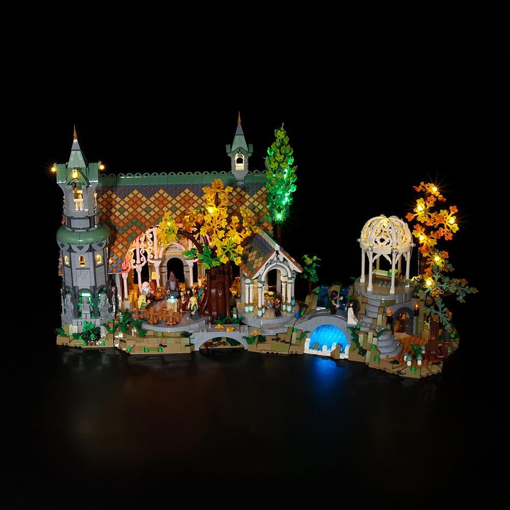 The Lord Of The Rings: Rivendell 10316 LED Light Kit – Building Block Lighting | Power Brickz™