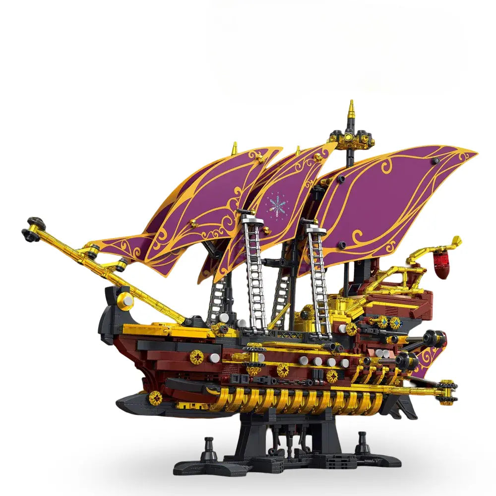 Steampunk Pirate Ship - Building Blocks Set | Power Brickz
