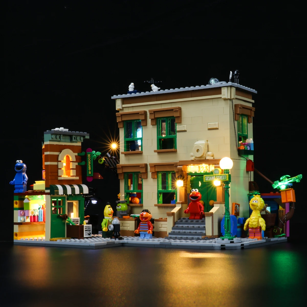 123 Sesame Street 21324 LED Light Kit – Building Block Lighting | Power Brickz™