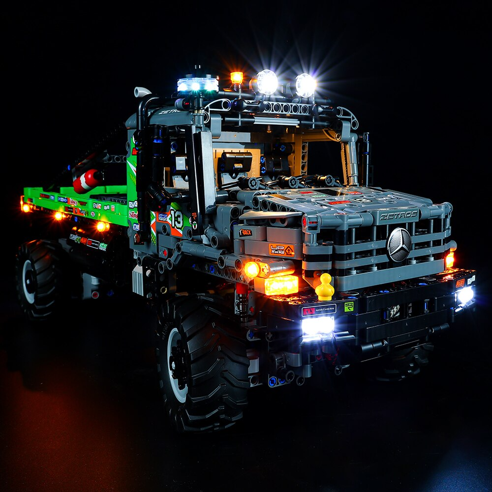 4X4 Mercedes-Benz Zetros Trial Truck 42129 LED Light Kit – Building Block Lighting | Power Brickz™