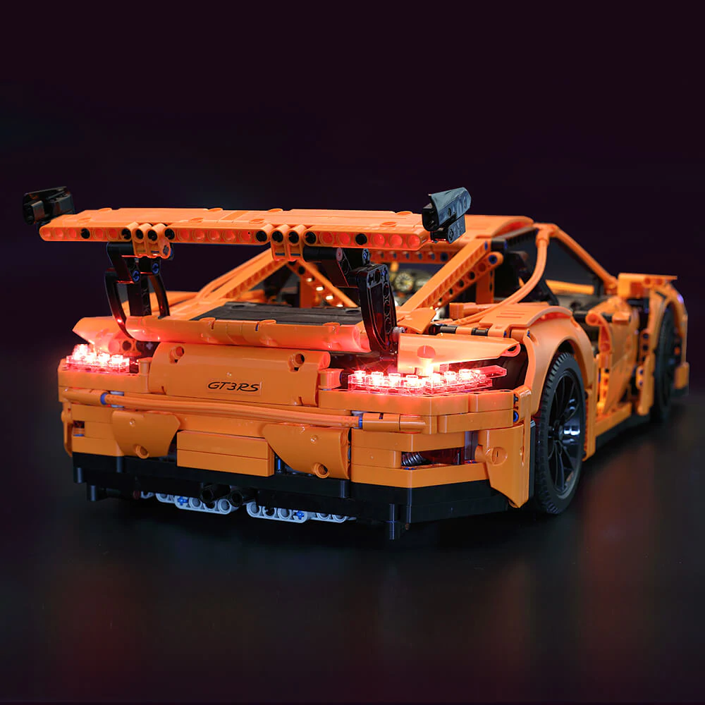 Porsche 911 GT3 RS 42056 LED Light Kit – Building Block Lighting | Power Brickz™
