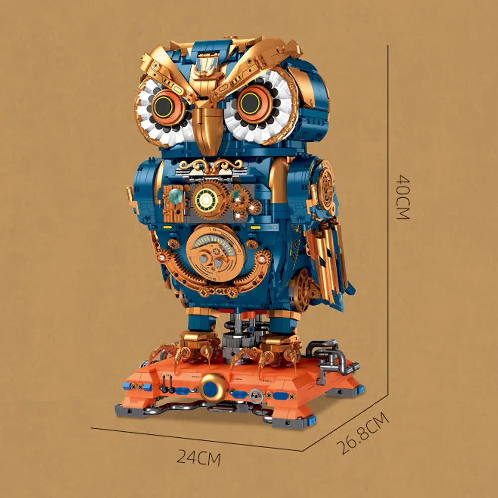 Steampuni Owl Creator - Building Blocks Set | Power Brickz