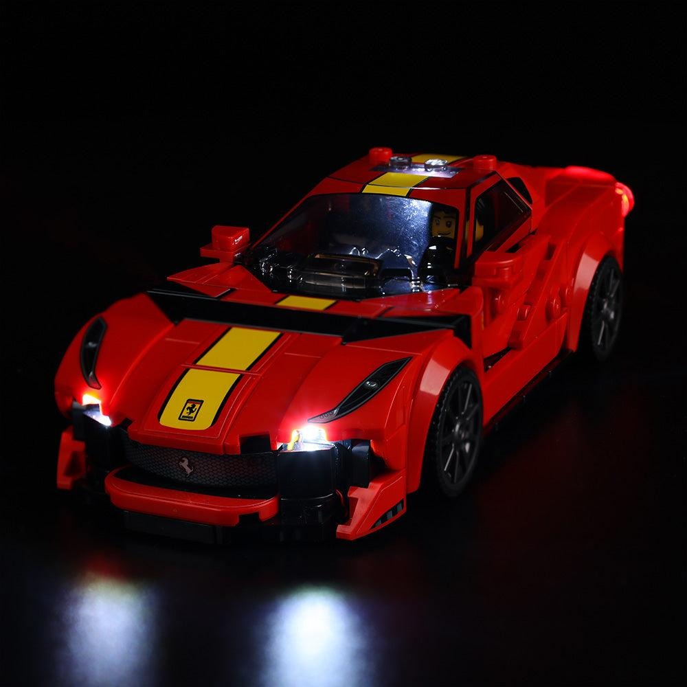 Ferrari 812 Competizione 76914 LED Light Kit – Building Block Lighting | Power Brickz™