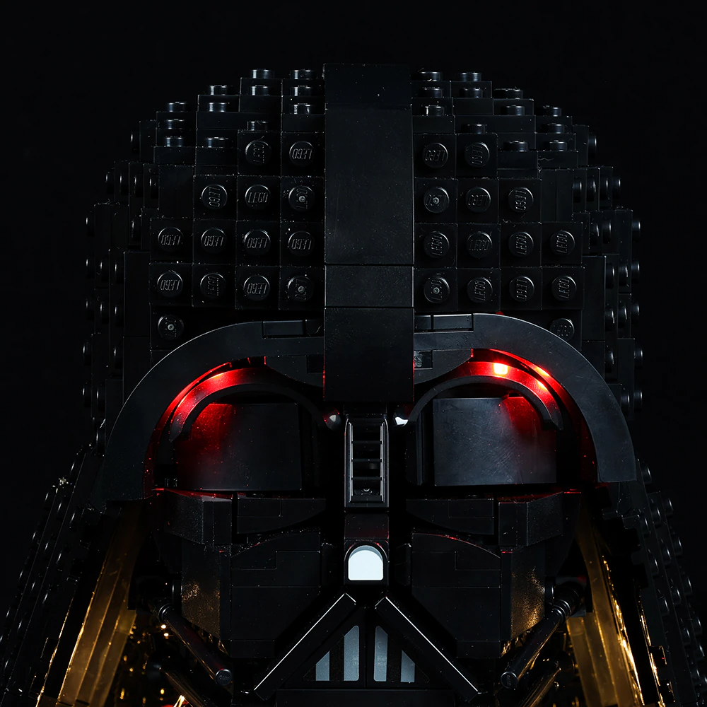 Darth Vader Helmet 75304 LED Light Kit – Building Block Lighting | Power Brickz™