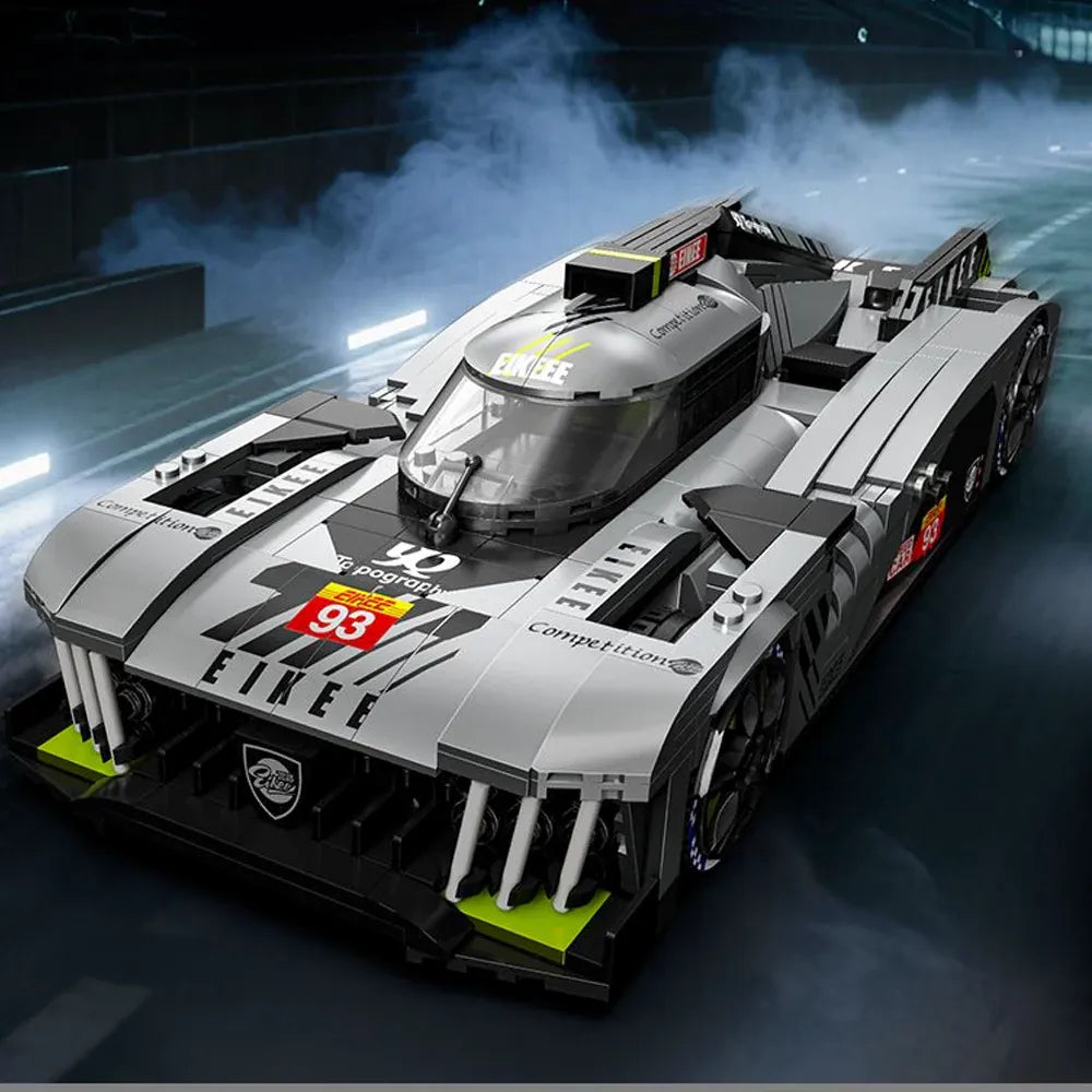French 9x8 Hypercar Endurance - Building Blocks Set | Power Brickz