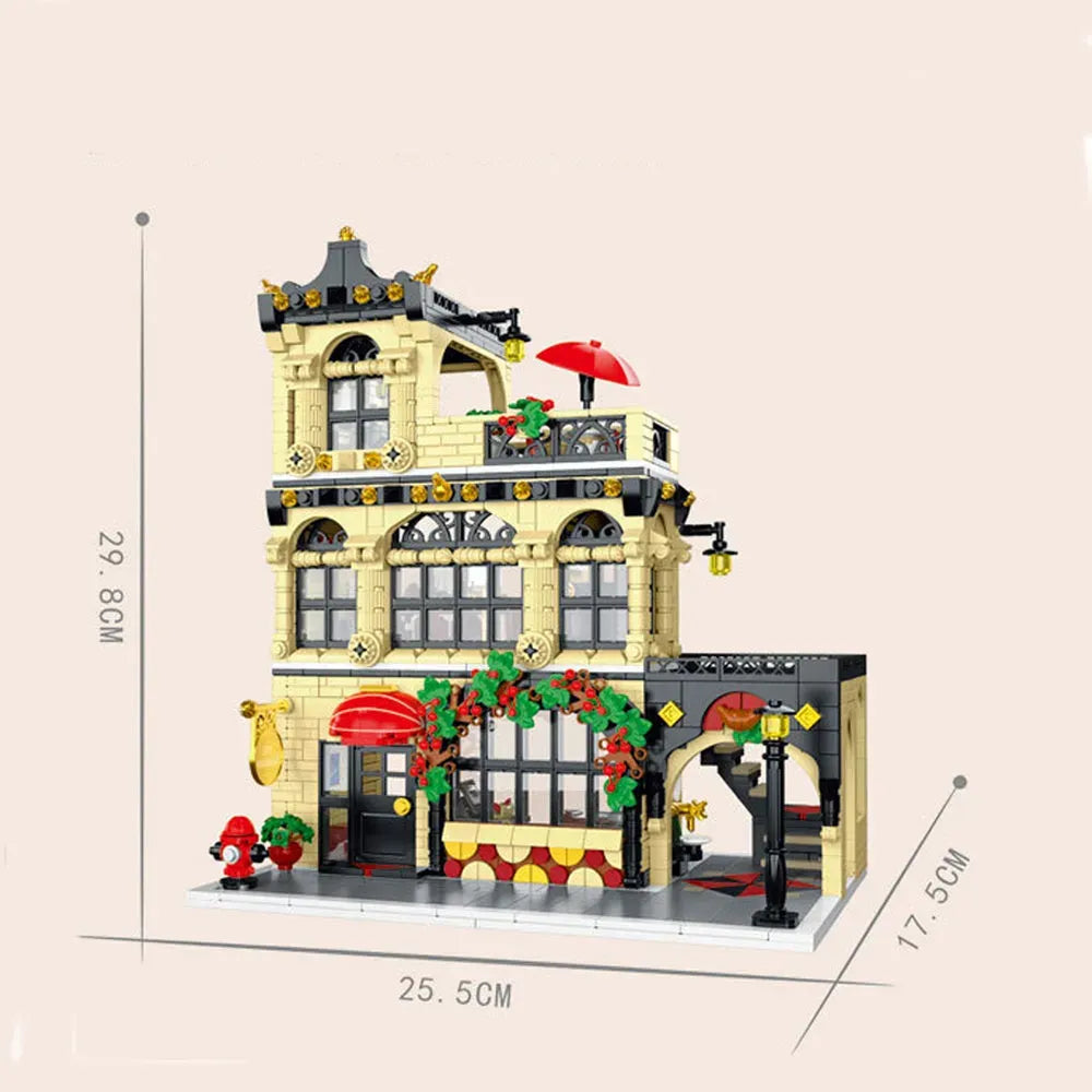 The City Restaurant Modular Building | 1464 Pcs