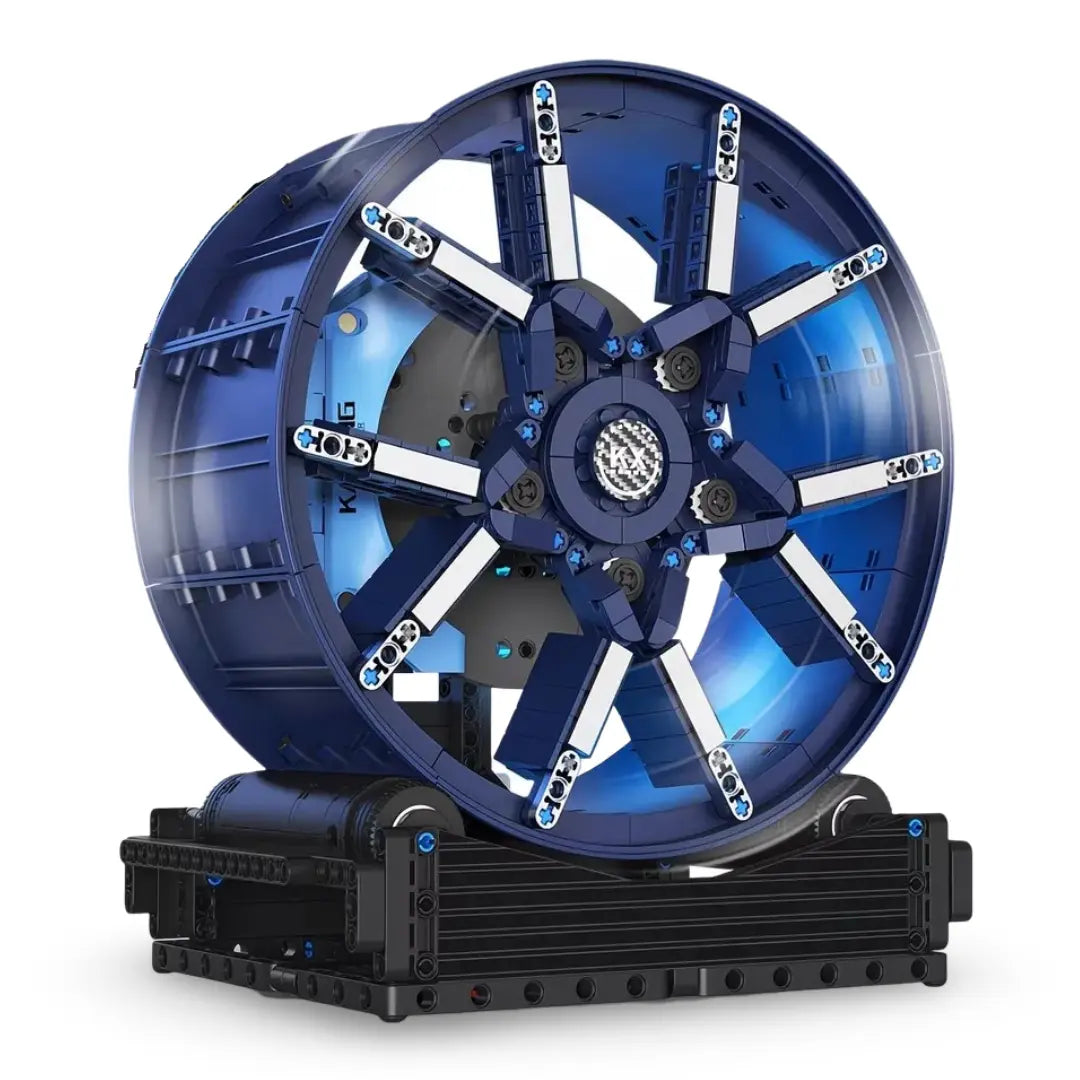 French W16 Hypercar Wheel Display Building Blocks Kit