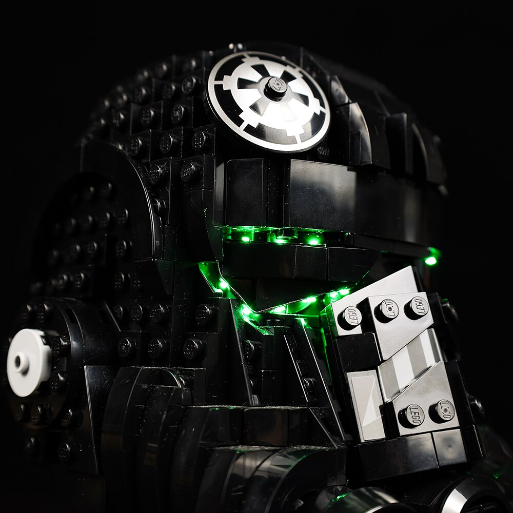 TIE Fighter Pilot Helmet 75274 LED Light Kit – Building Block Lighting | Power Brickz™