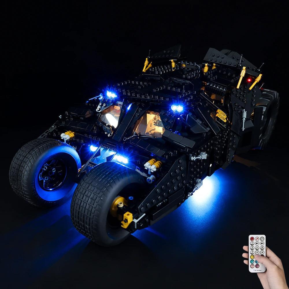 DC Batman Batmobile Tumbler 76240 LED Light Kit – Building Block Lighting | Power Brickz™