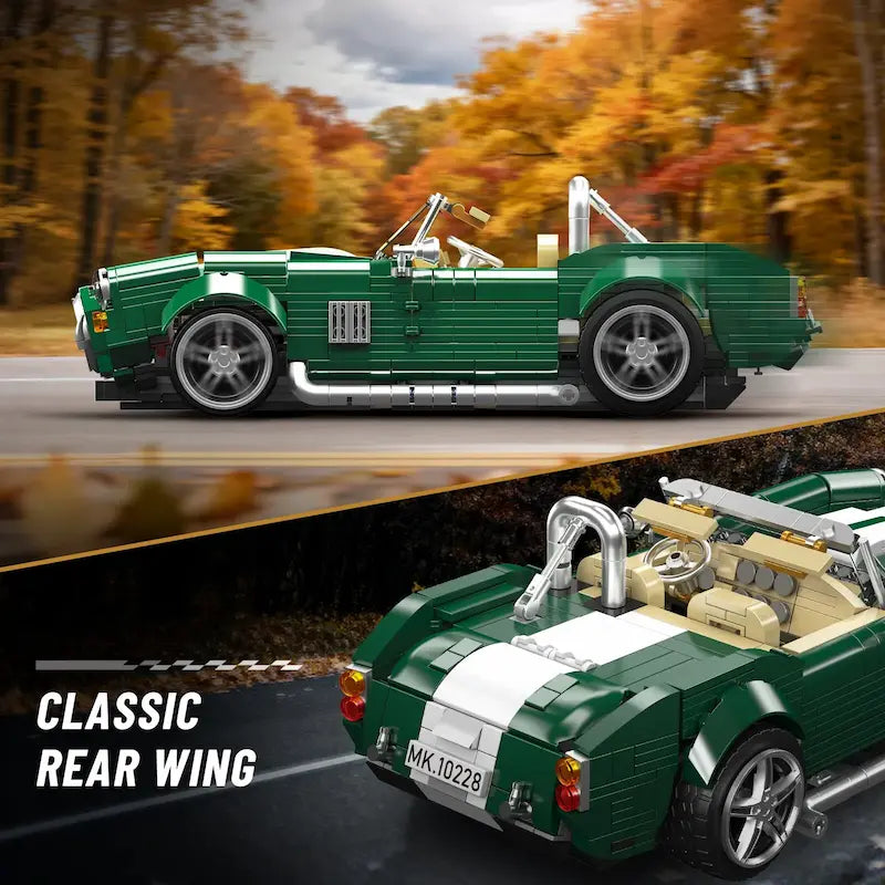 American 60' Cobra 427 | Building Blocks Set – Power Brickz