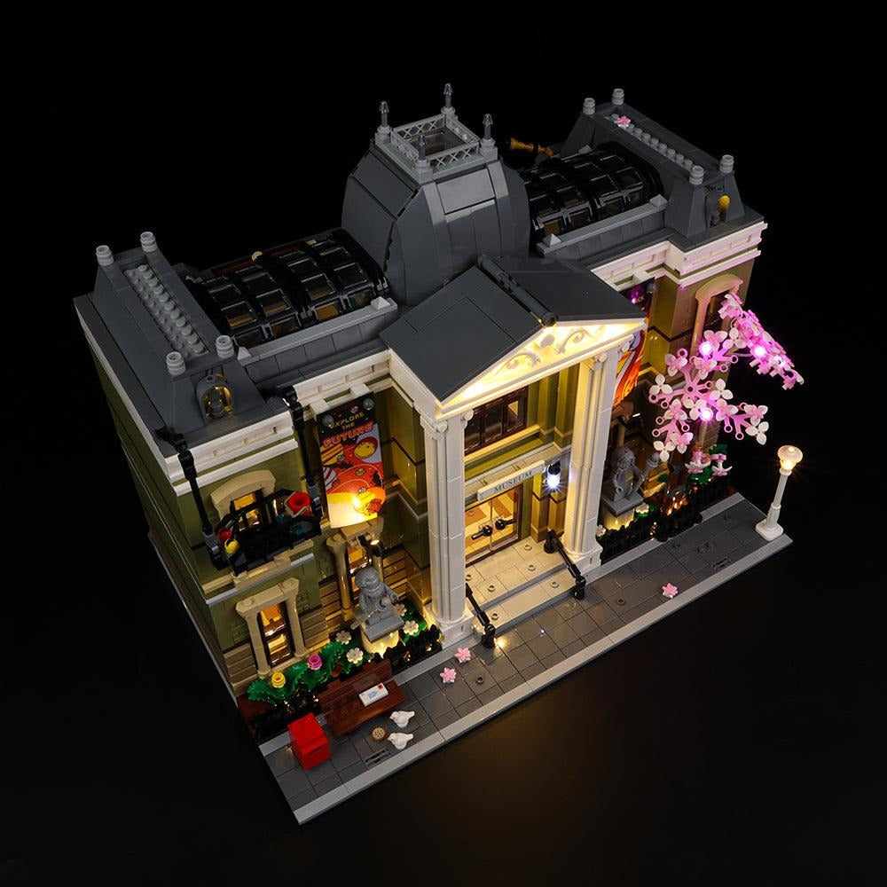 Natural History Museum 10326 LED Light Kit – Building Block Lighting | Power Brickz™