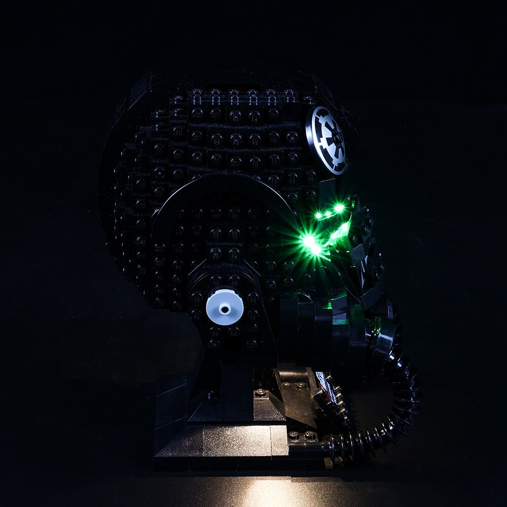 TIE Fighter Pilot Helmet 75274 LED Light Kit – Building Block Lighting | Power Brickz™