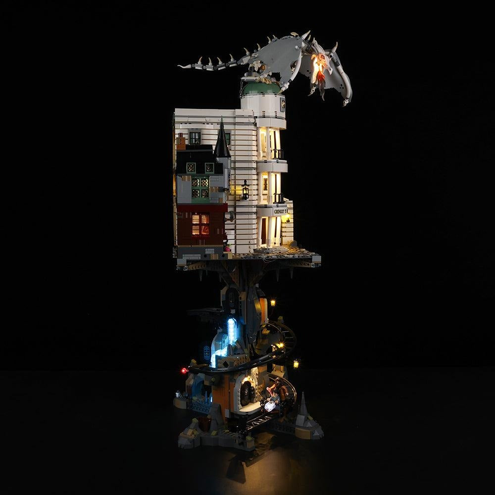 Gringotts Wizarding Bank Collectors' Edition 76417 LED Light Kit – Building Block Lighting | Power Brickz™