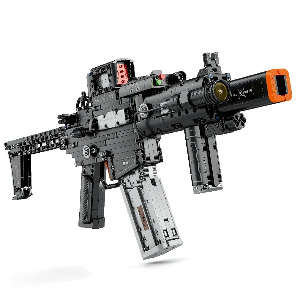 MCX Assault Rifle Military - Building Blocks Set | Power Brickz