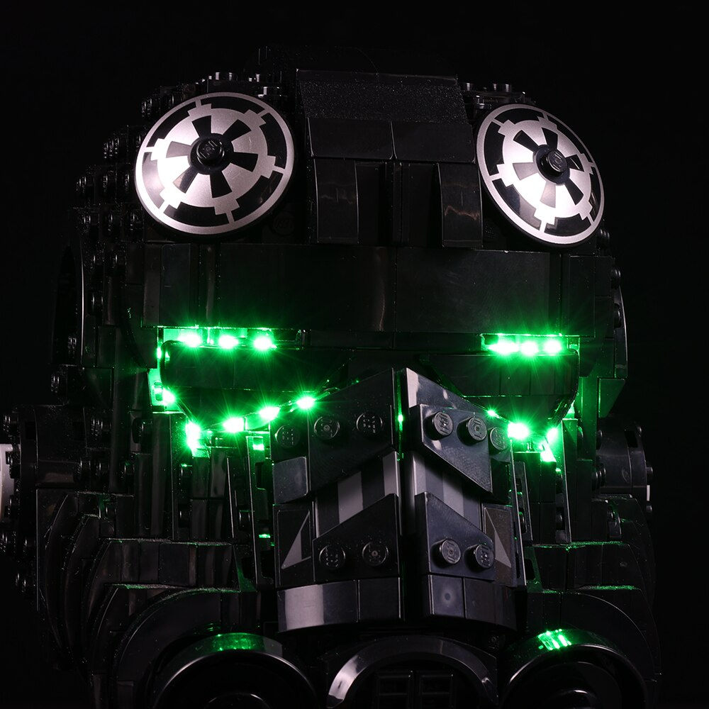 TIE Fighter Pilot Helmet 75274 LED Light Kit – Building Block Lighting | Power Brickz™