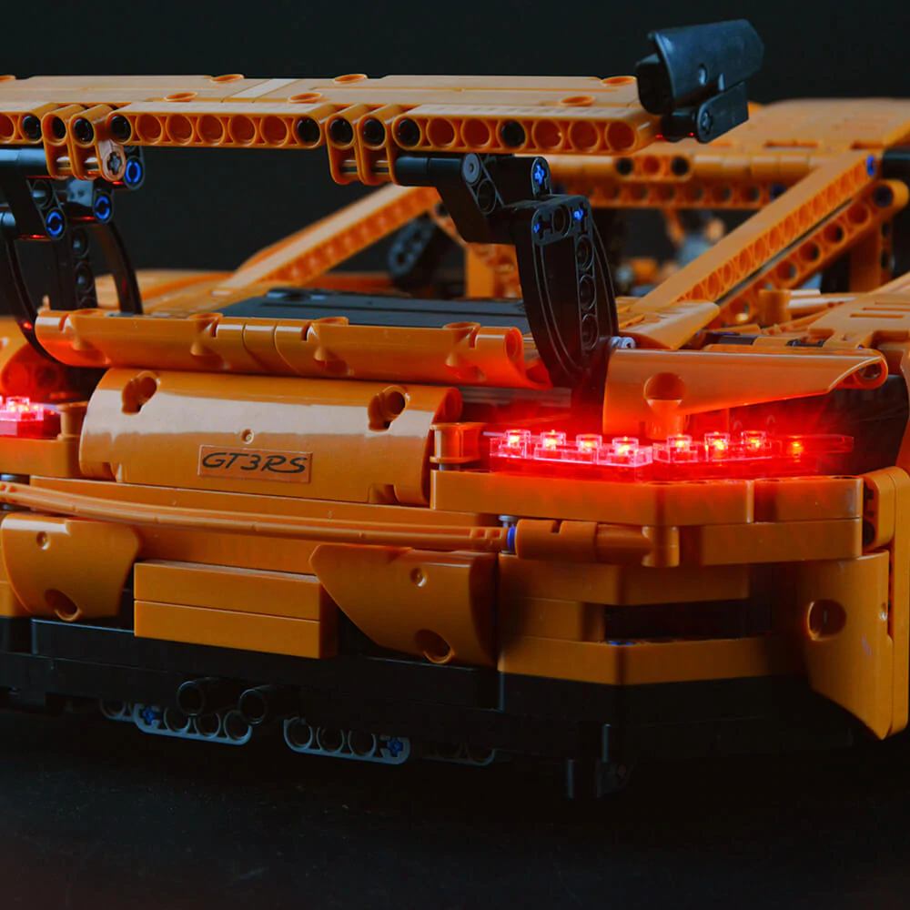 Porsche 911 GT3 RS 42056 LED Light Kit – Building Block Lighting | Power Brickz™