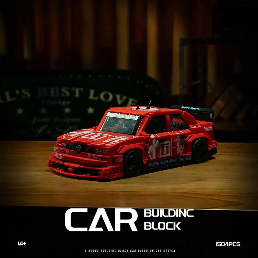 Classic Italian 155 V6 DTM made from Building Blocks Kit