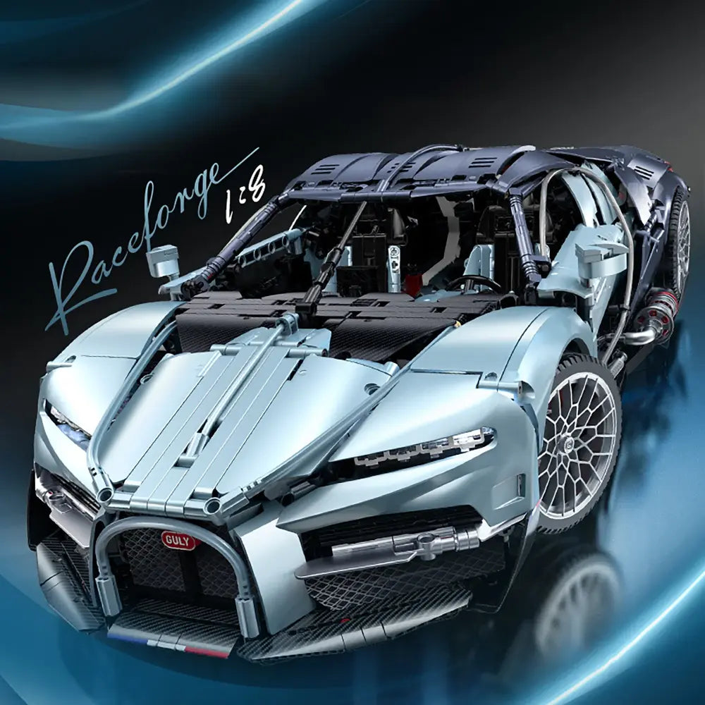 V16 Tourbillon Hypercar made from Building Blocks Kit
