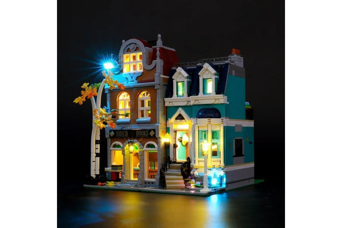 Bookshop 10270 LED Light Kit – Building Block Lighting | Power Brickz™