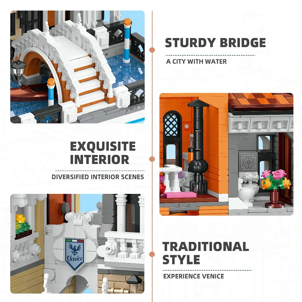 The Little Venice Modular Buildings | 2926 Pcs