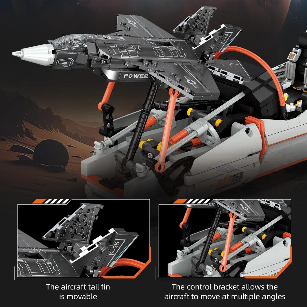 F35 Fighter Jet Simulator Building Blocks Kit